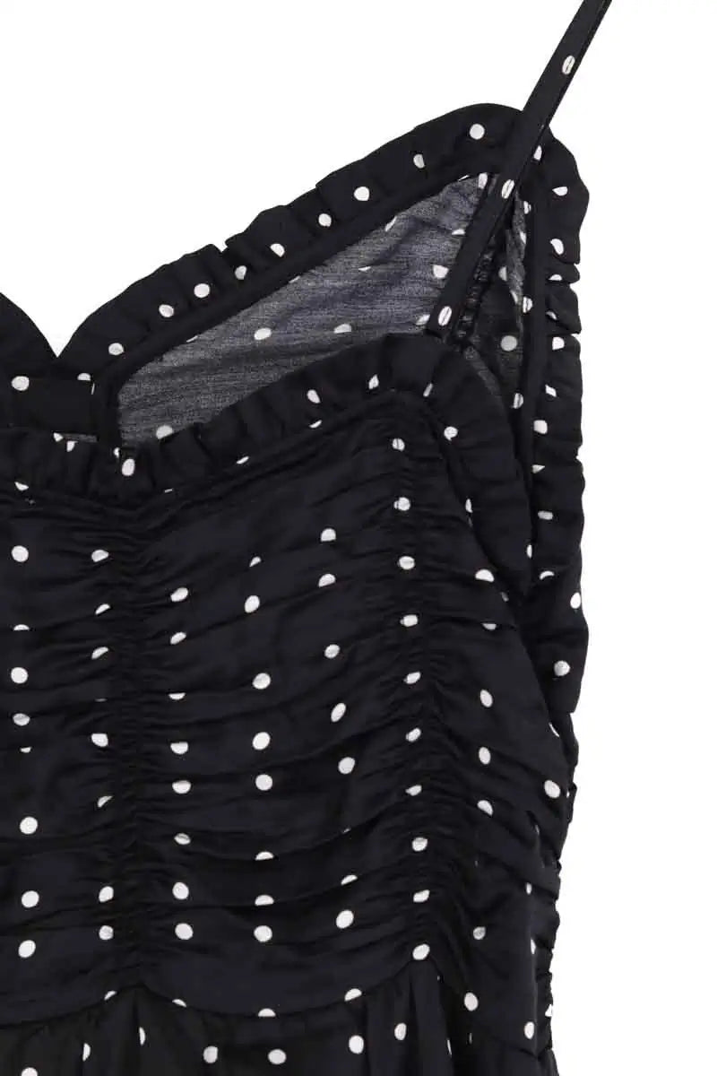 Robe Maje Noir en Synthétique