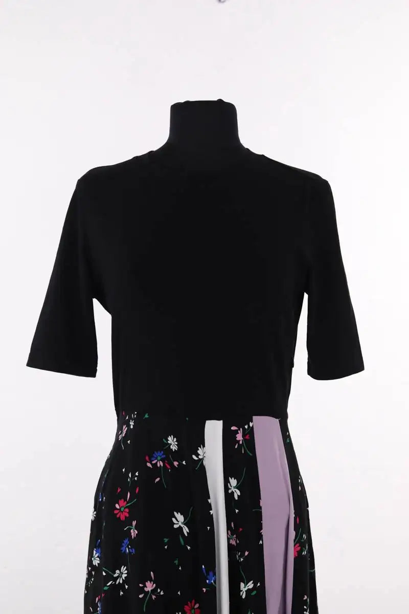 Robe Maje Noir en Viscose