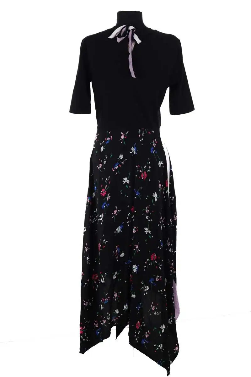 Robe Maje Noir en Viscose