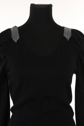 Robe Maje Noir en Viscose