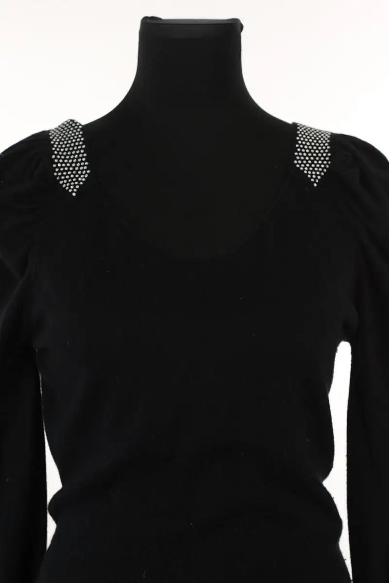 Robe Maje Noir en Viscose