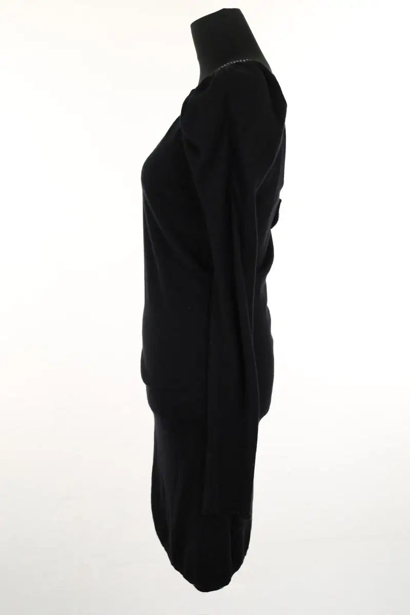 Robe Maje Noir en Viscose