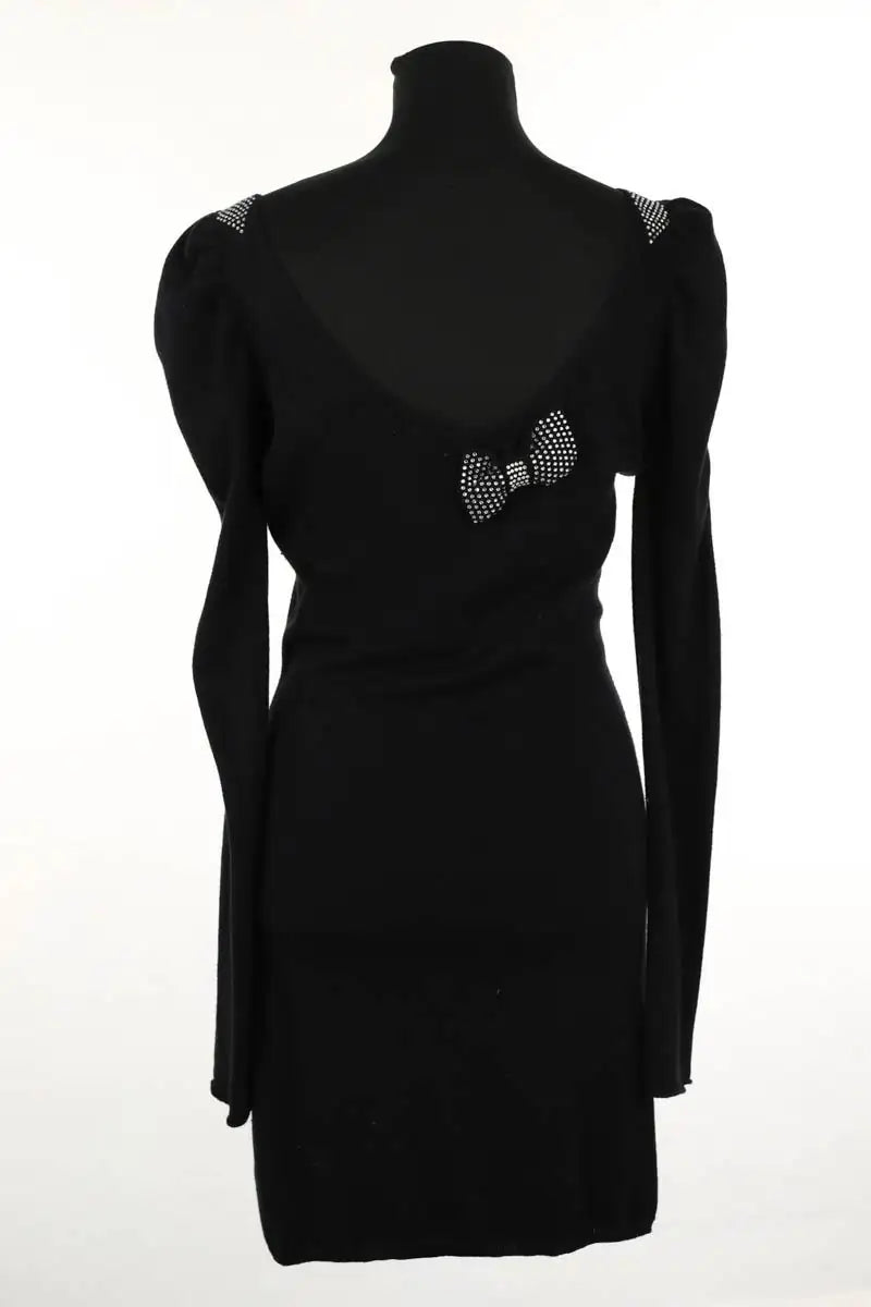 Robe Maje Noir en Viscose