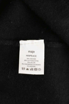Robe Maje Noir en Viscose