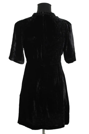 Robe Maje Noir en Viscose