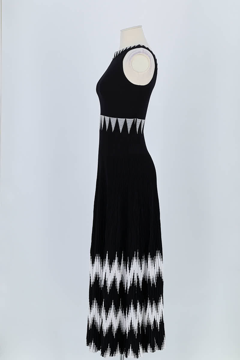 Robe Maje Noir en Viscose
