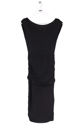 Robe Maje Noir en Viscose, taille M - Seconde Main