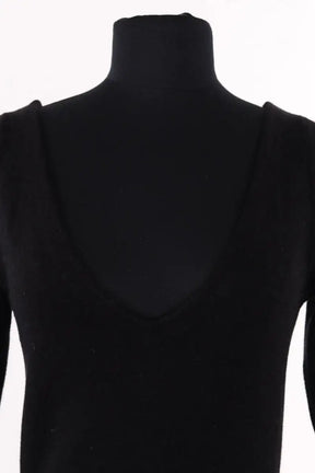 Robe Maje Noir en Viscose