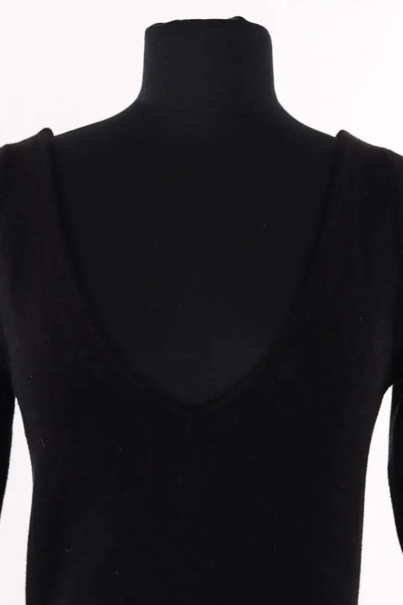 Robe Maje Noir en Viscose