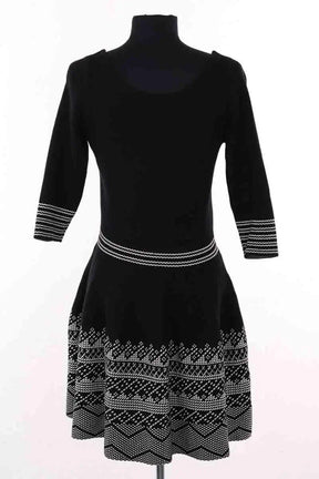 Robe Maje Noir en Viscose