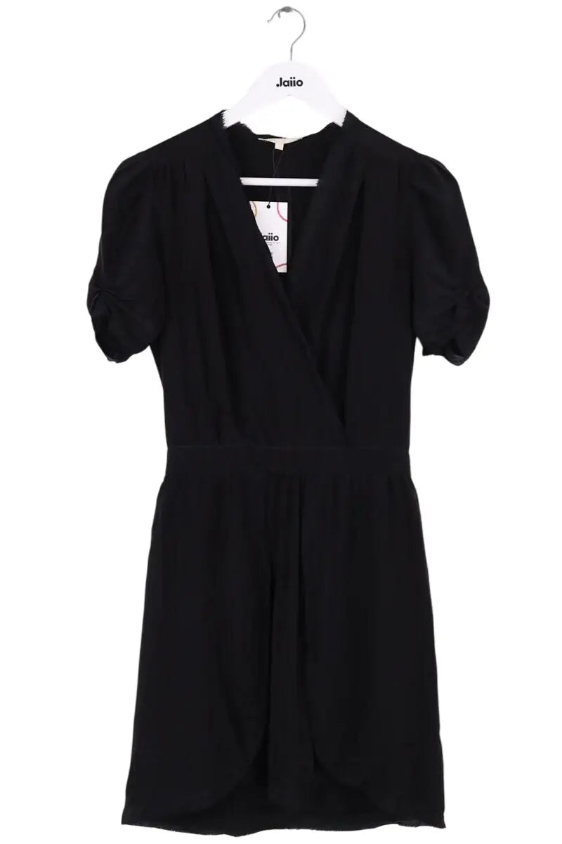 Robe Maje Noir en Viscose, taille S - Seconde Main