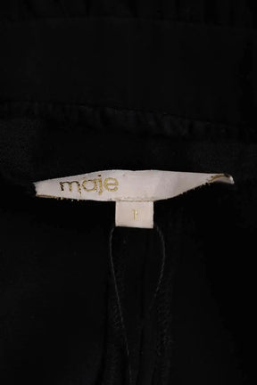 Robe Maje Noir en Viscose