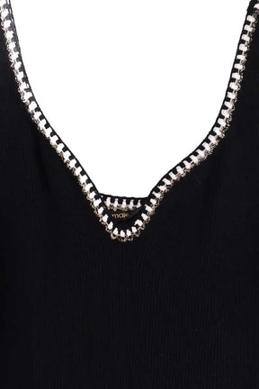 Robe Maje Noir en Viscose