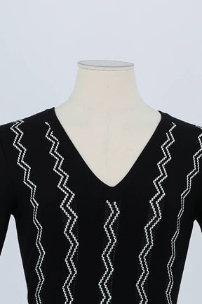 Robe Maje Noir en Viscose