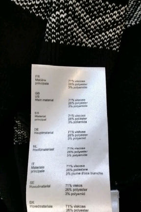 Robe Maje Noir en Viscose