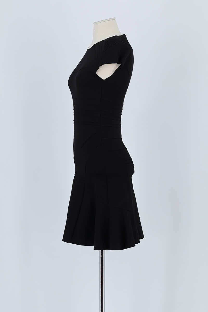 Robe Maje Noir en Viscose
