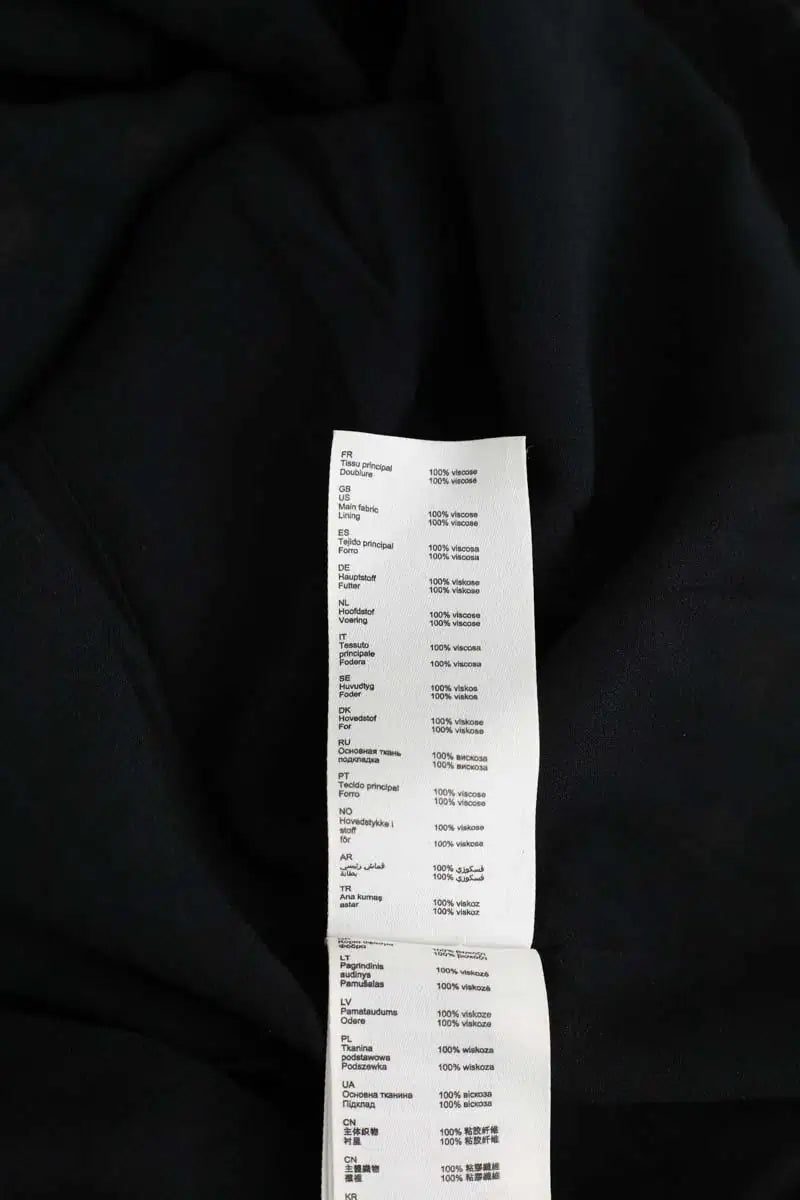 Robe Maje Noir en Viscose