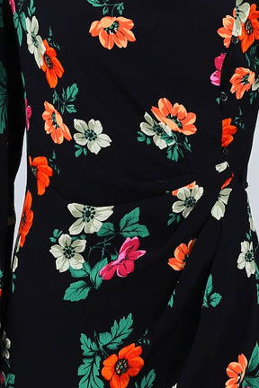 Robe Maje Noir en Viscose