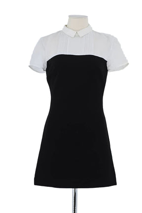 Robe Maje Noir en Viscose, taille S - Seconde Main
