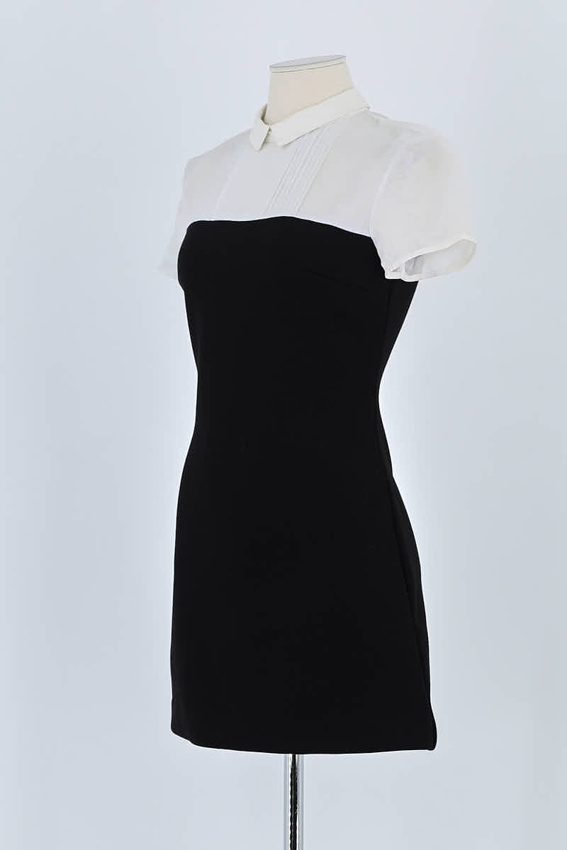 Robe Maje Noir en Viscose