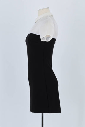 Robe Maje Noir en Viscose