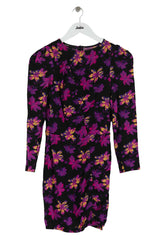 Robe Maje Noir en Viscose, taille S - Seconde Main