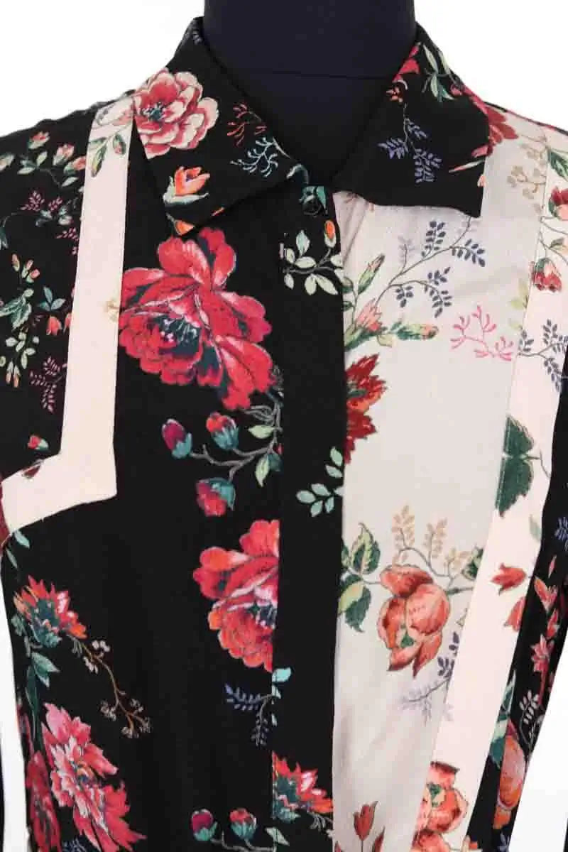 Robe Maje Noir en Viscose