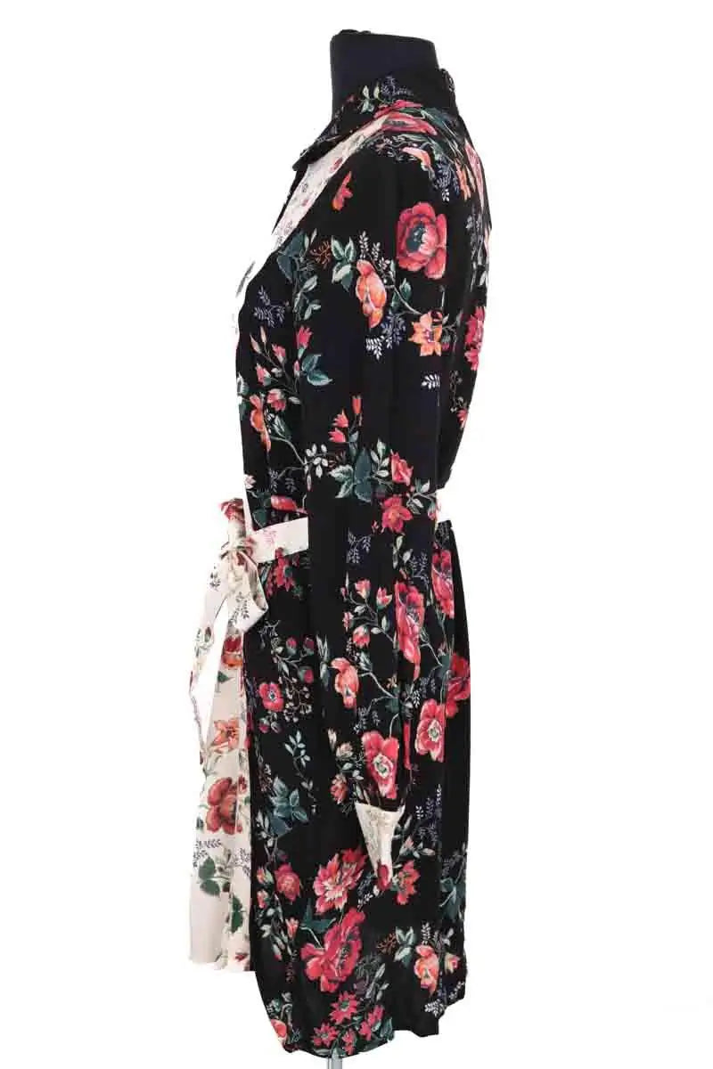 Robe Maje Noir en Viscose
