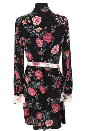 Robe Maje Noir en Viscose