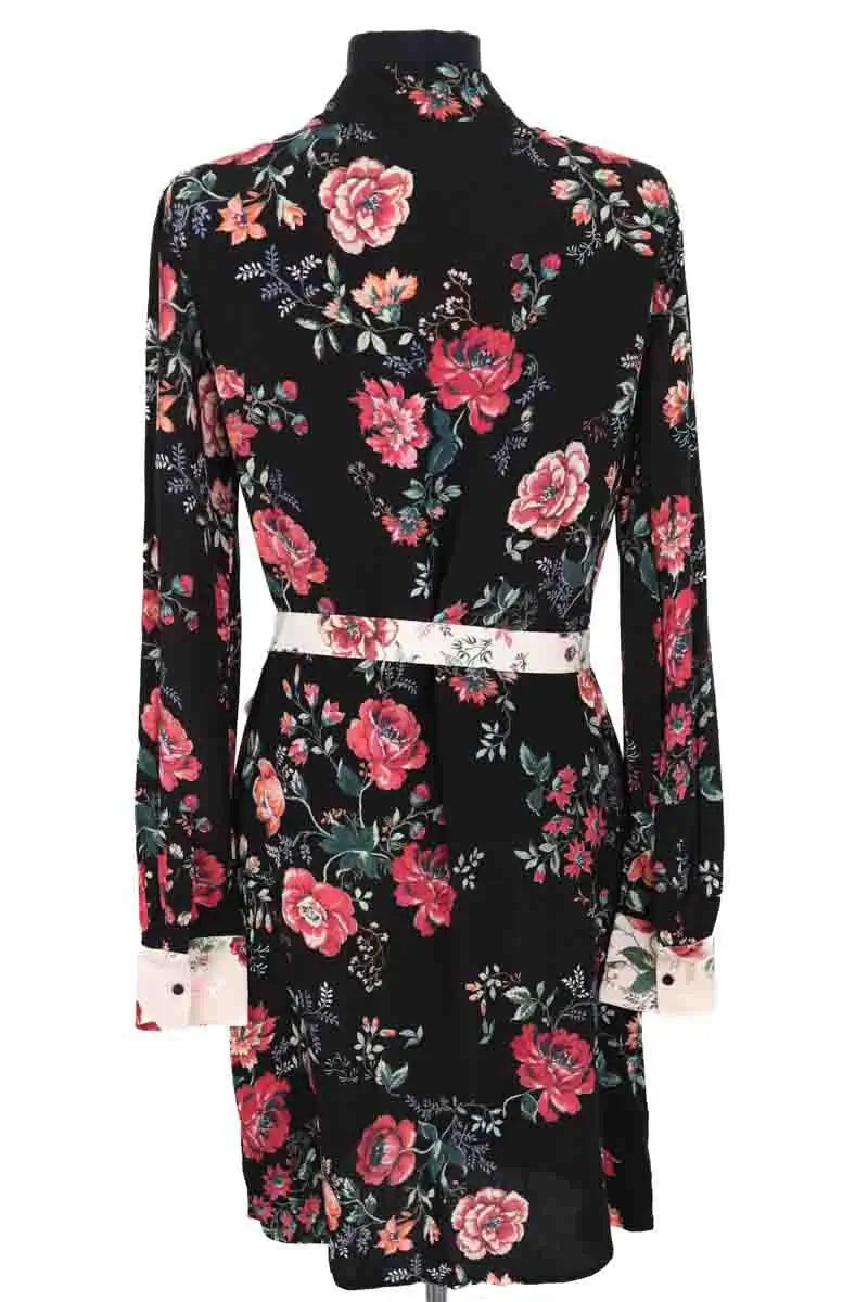 Robe Maje Noir en Viscose