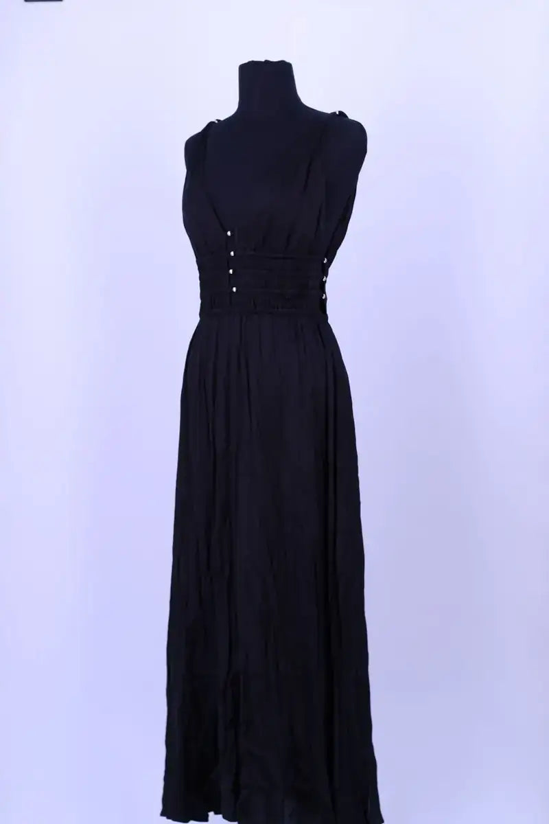 Robe Maje Noir en Viscose