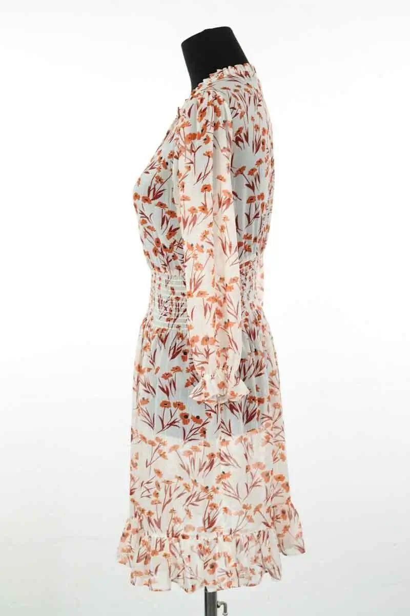 Robe Maje Orange en Polyester