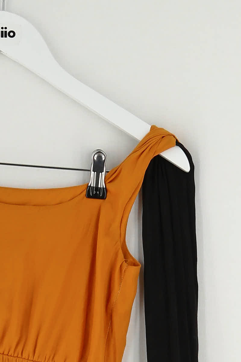 Robe Maje Orange en Polyester