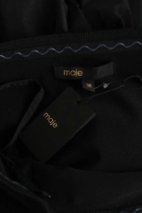 Robe Maje Rabiana Noir en Polyester