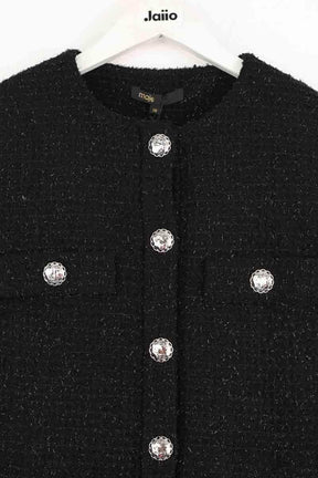 Robe Maje Rateau Noir en Coton