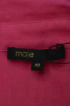 Robe Maje Rose en Lin