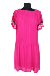 Robe Maje Rose en Synthétique, taille M - Seconde Main