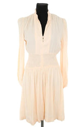 Robe Maje Rose en Viscose, taille S - Seconde Main