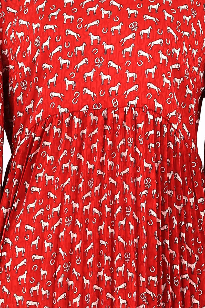 Robe Maje Rouge en Polyester