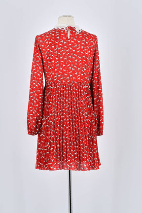 Robe Maje Rouge en Polyester