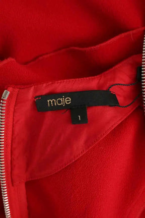 Robe Maje Rouge en Polyester
