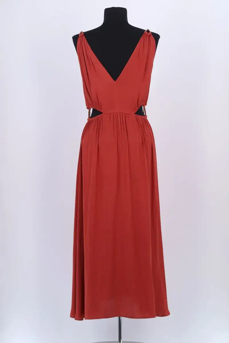 Robe Maje Rouge en Synthétique