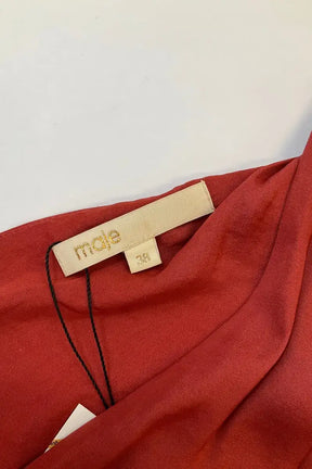 Robe Maje Rouge en Synthétique