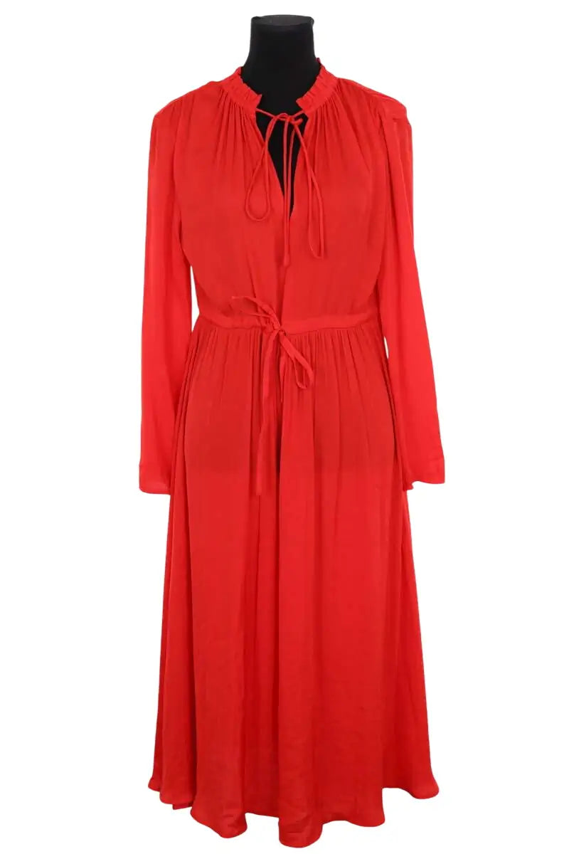 Robe Maje Rouge en Synthétique, taille S - Seconde Main
