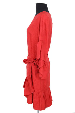 Robe Maje Rouge en Synthétique