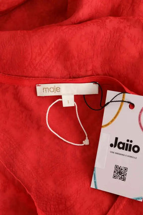 Robe Maje Rouge en Synthétique