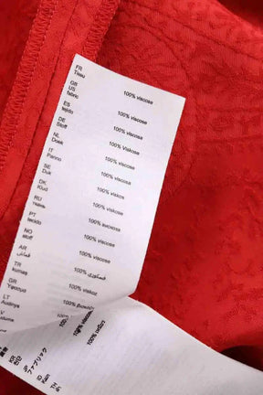 Robe Maje Rouge en Synthétique