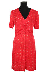 Robe Maje Rouge en Viscose, taille M - Seconde Main