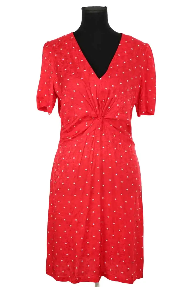 Robe Maje Rouge en Viscose, taille M - Seconde Main