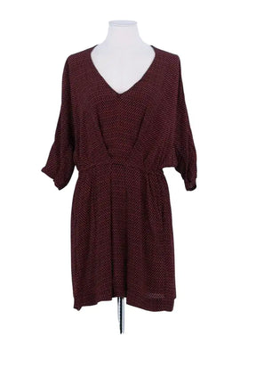 Robe Maje Rouge en Viscose, taille S - Seconde Main